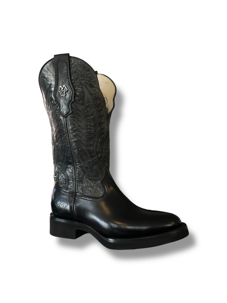 BOTA RODEO PULL-UP NEGRO H/O T/B S/H T/R  