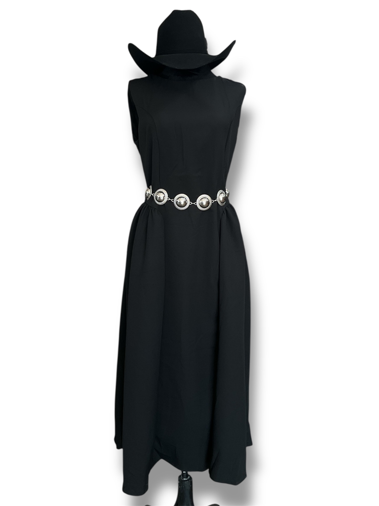 VESTIDO PARA DAMA LARGO NEGRO