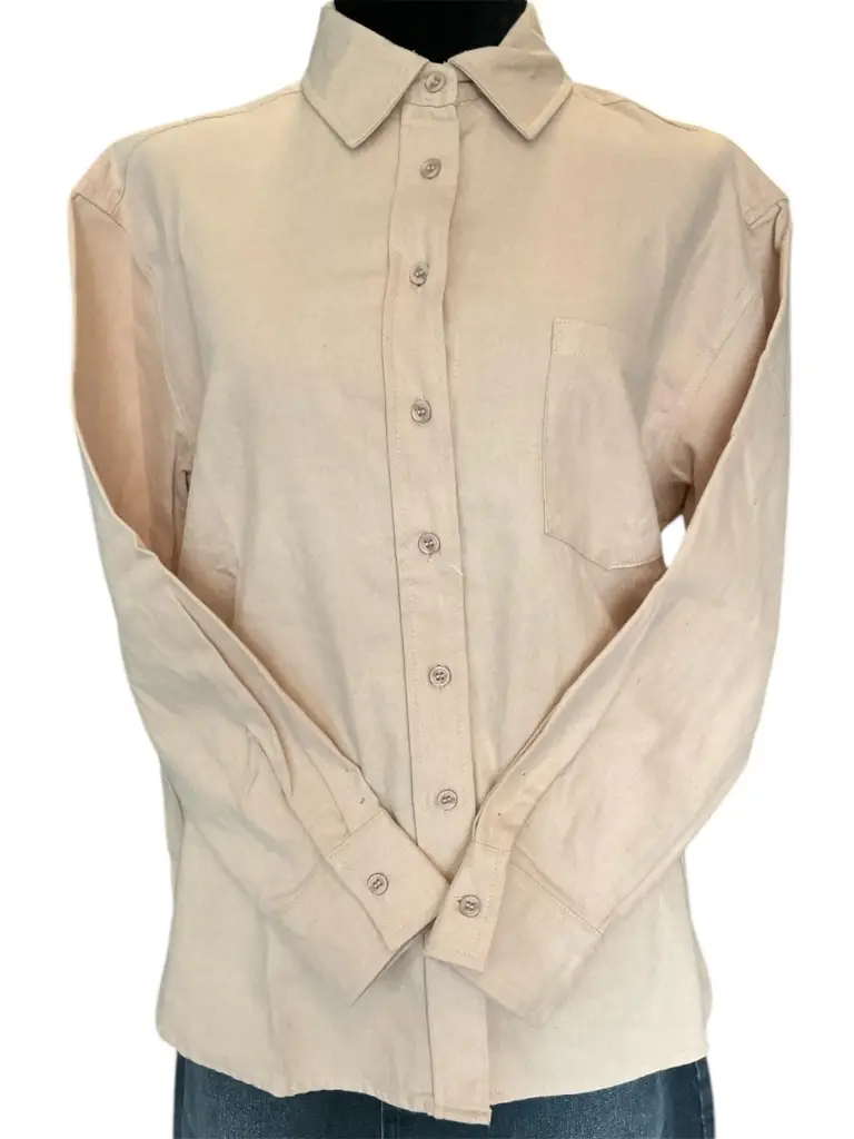 CAMISA COLOR DURAZNO DAMA 