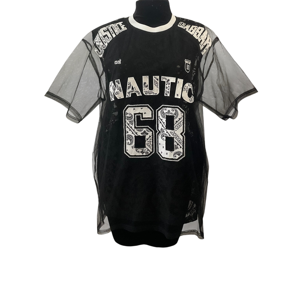 BLUSA NEGRA/BLANCA DE ENCAJE