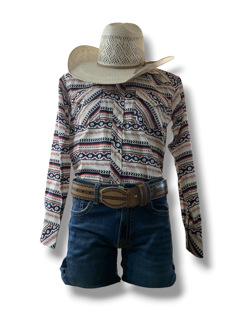 CAMISA VAQUERA TNT WEST FIGURAS