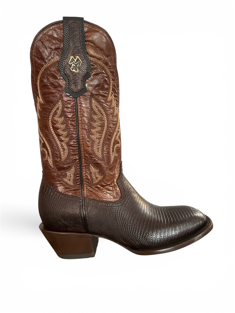 BOTA RODEO PIEL LIZARD CAFE T/B T/C H/D S/C