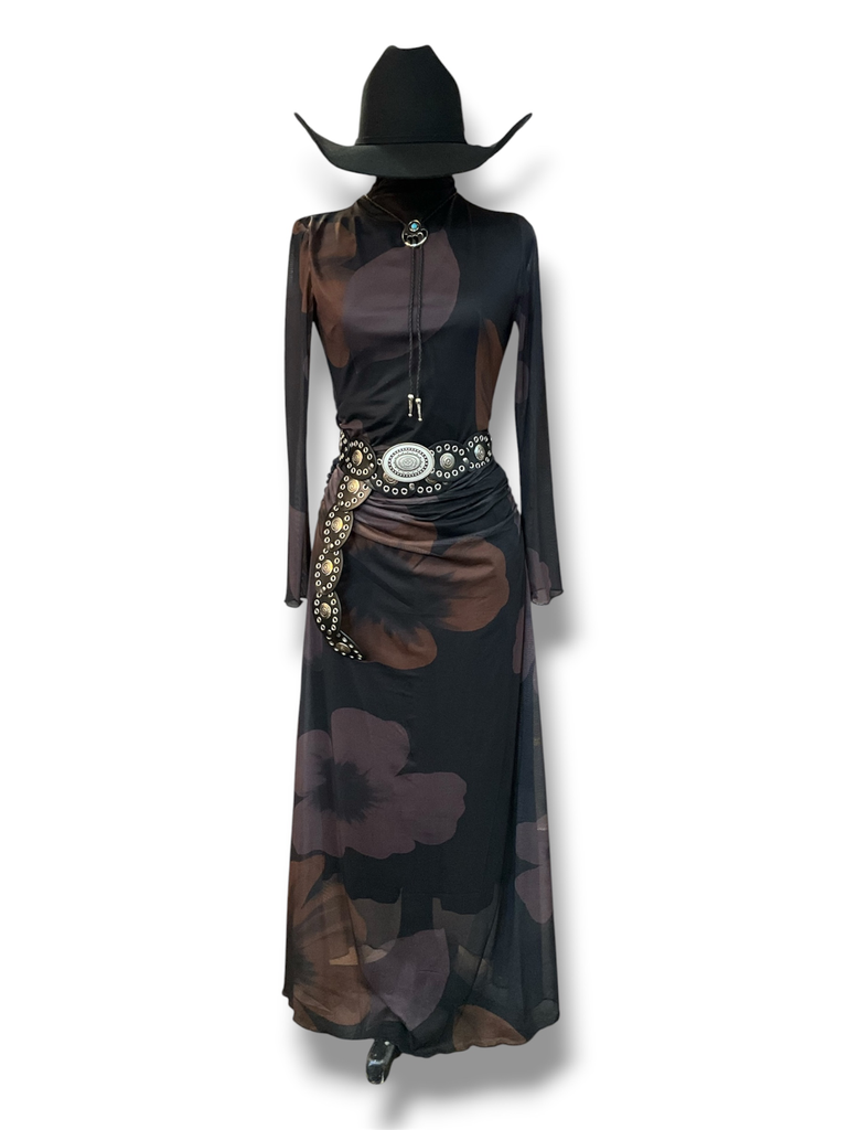 VESTIDO COMBINADO DE LICRA