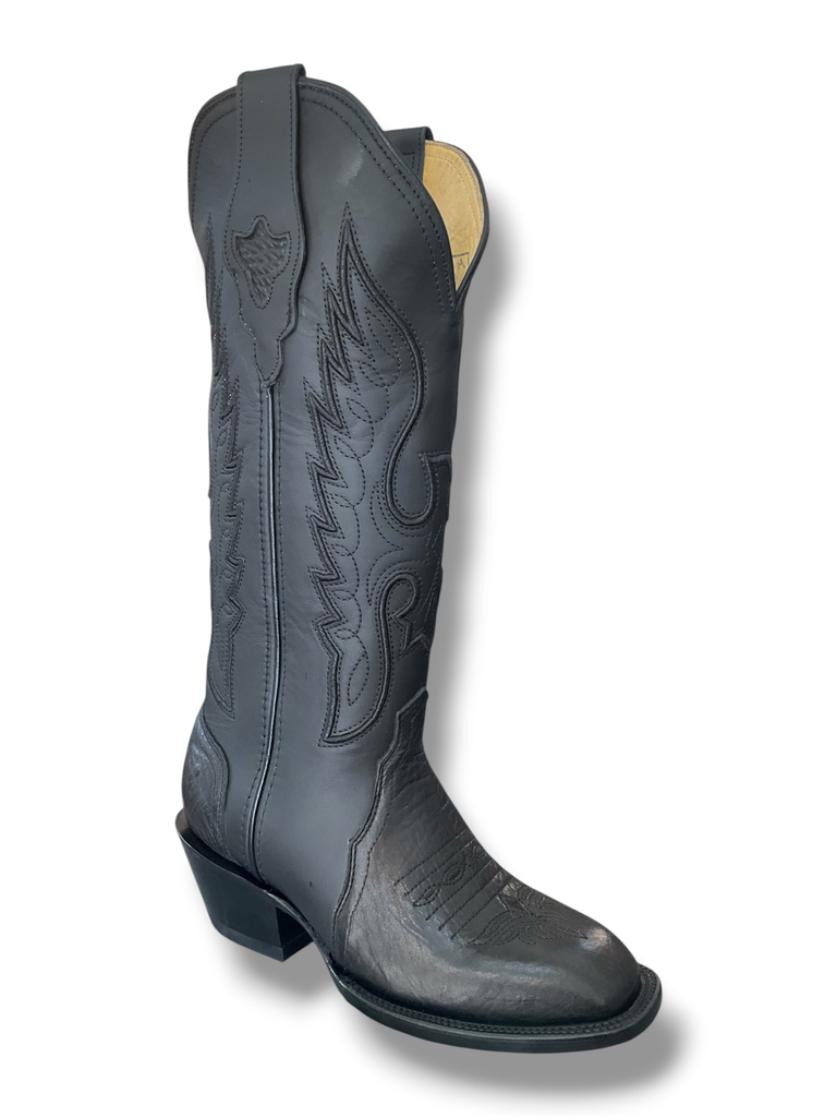 BOTA VAQUERA DAMA SHOULDER NEGRA 