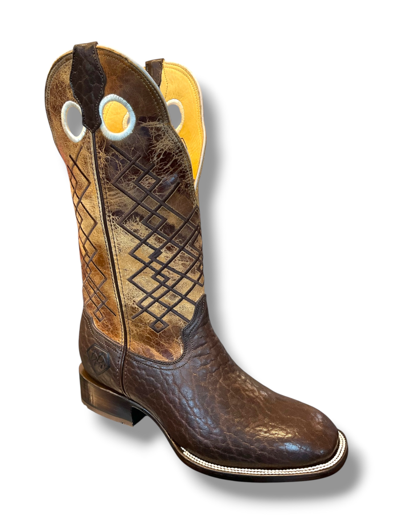 BOTA RODEO CUELLO DE TORO ROMBOS