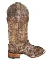 BOTA RODEO PIEL DE PESCADO COLOR PAJA TB/MIEL T/RECTO S/CUERO