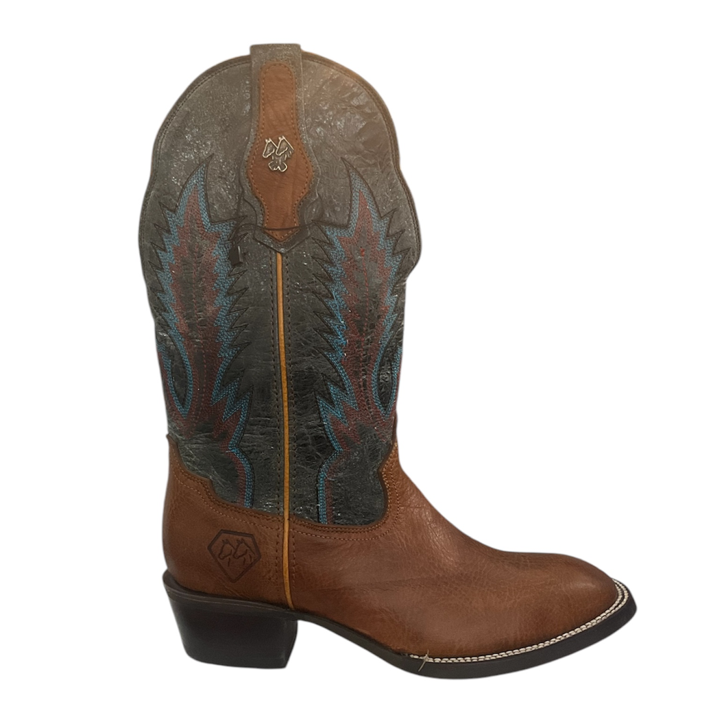 BOTA RODEO SHOULDER MIEL RUSTIUCO H.DIAMANTE TC/ CUBANO S/HULE