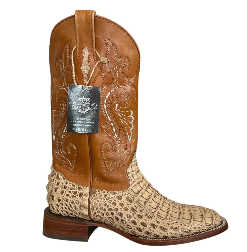 BOTA RODEO LOMO DE COCODRILO ARENA TB/MIEL 