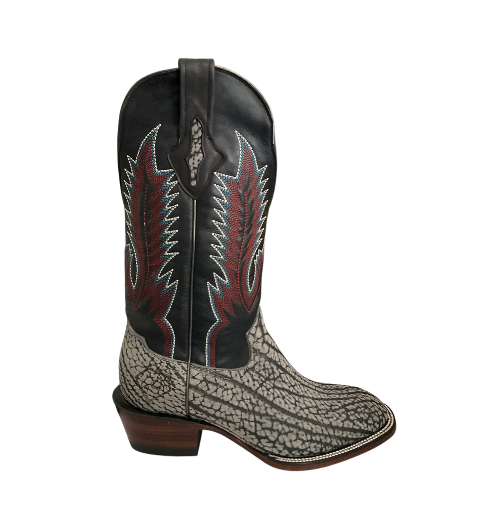 BOTA RODEO C/T/P H. DIAMANTE T/CUBANO S/CUERO T/BORDADO 