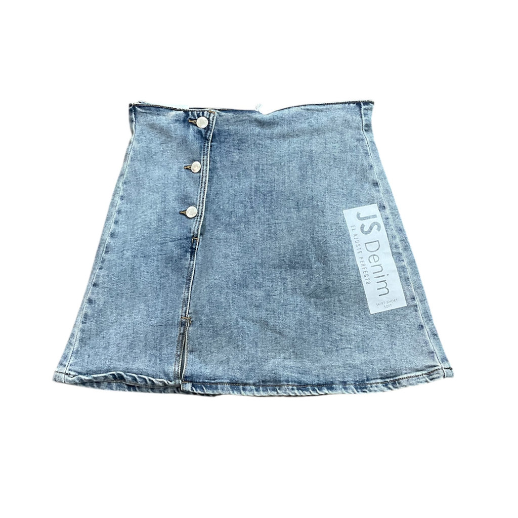 FALDA DE MEZCLILLA JS DEMIN 