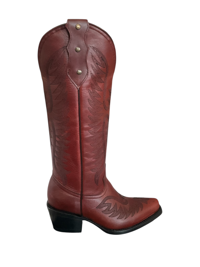 BOTA AGUILA PUUL UP/ H. CHIUAHUA/ TC. CUBANO COLOR VINO 