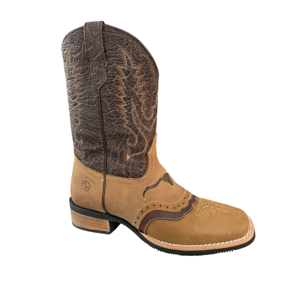 BOTA RODEO CRAZY HORMA DIAMANTE TC/RECTO SUELA DE HULE 