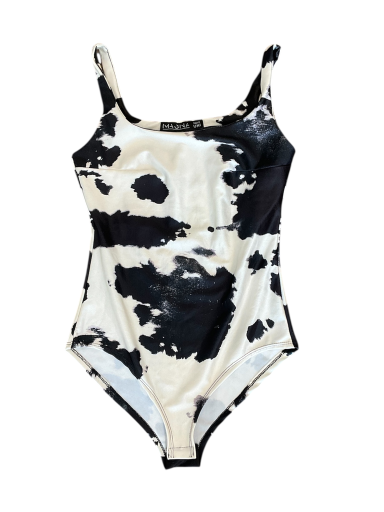 BODY ESTAMPADO VACA S/ MANGA 