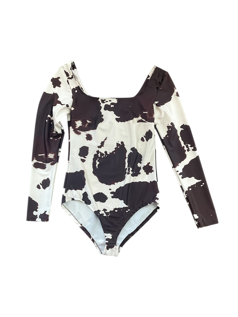 BODY ESTAMPADO DE VACA C/MANGA 