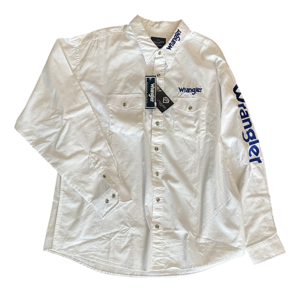 CAMISA WRANGLER BLANCA HOMBRE 