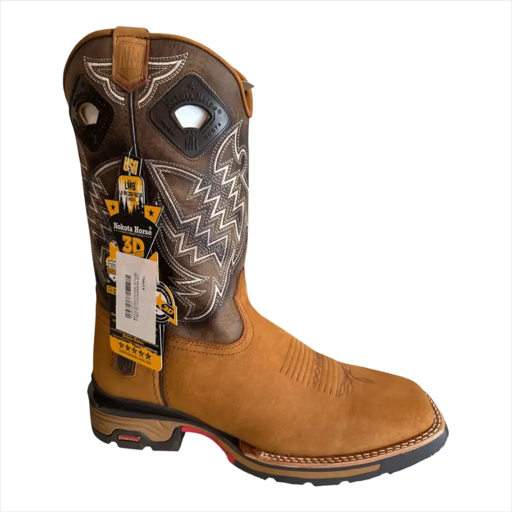 BOTA NOKOTA MIEL S/HUEL T/RECTO H/CUADRADA  