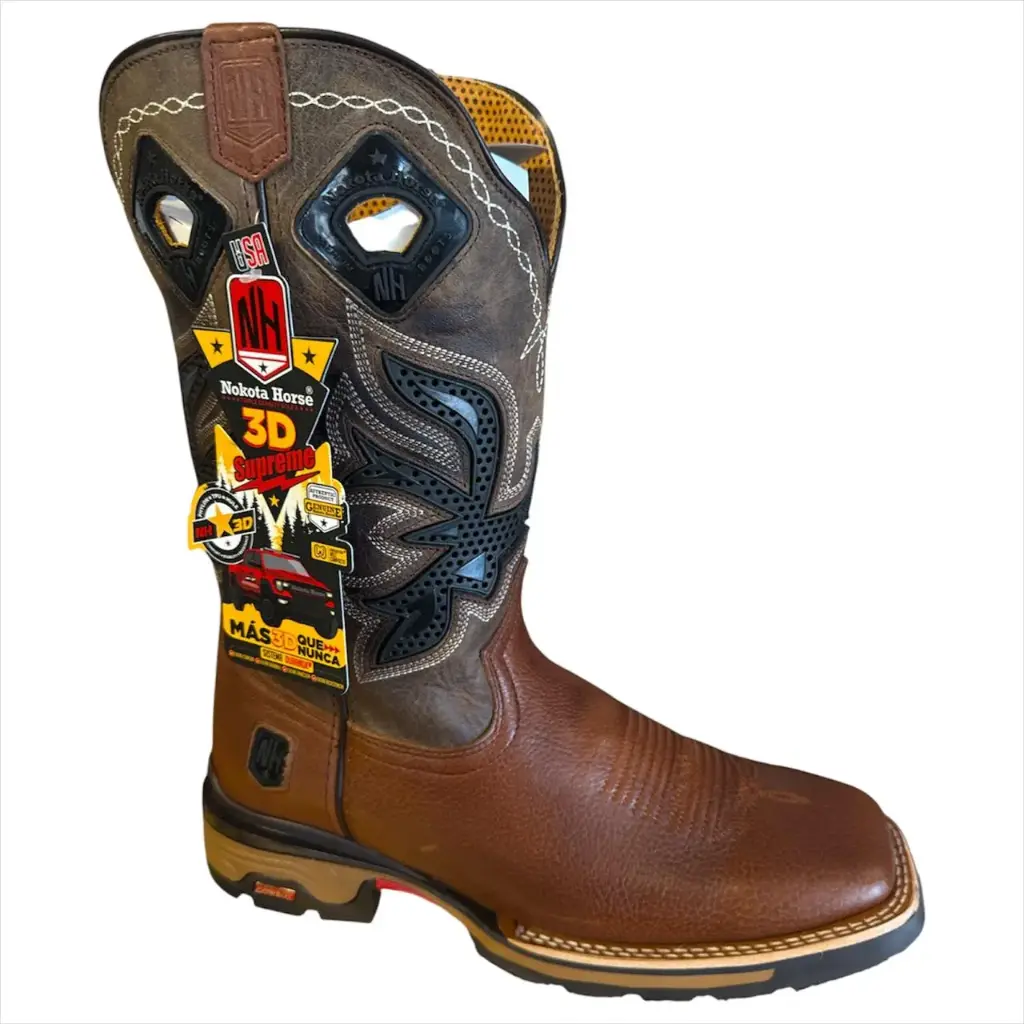 BOTA NOKOTA SHOULDER COÑAC T/RECTO S/HULE H/ BULL DOG