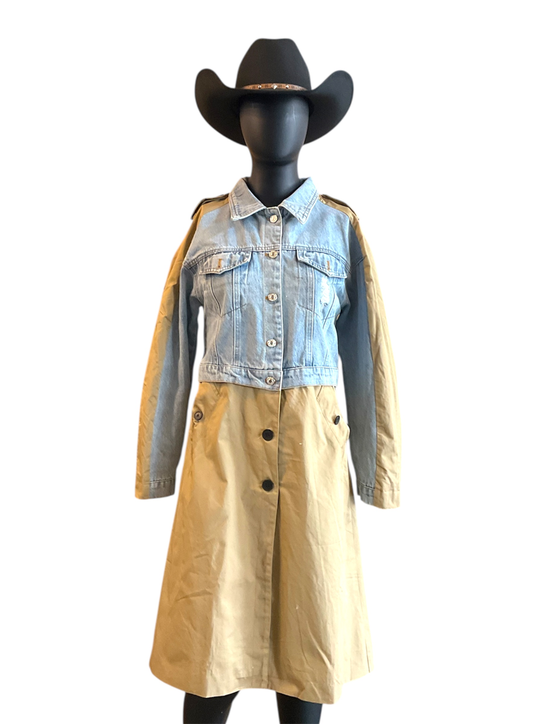 CONJUNTO MEZCLILLA GABARDINA 