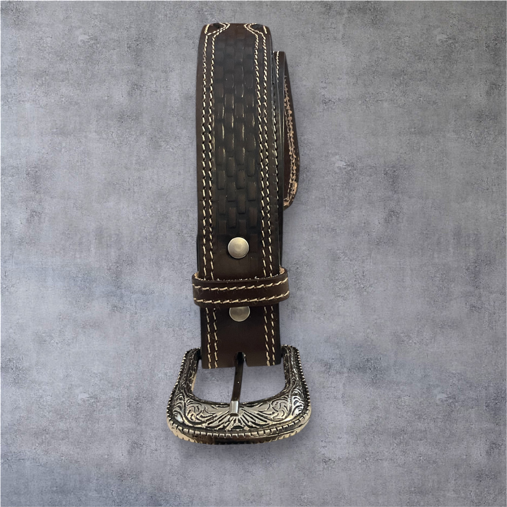 CINTURON DE PIEL IMITACION PETATILLO 