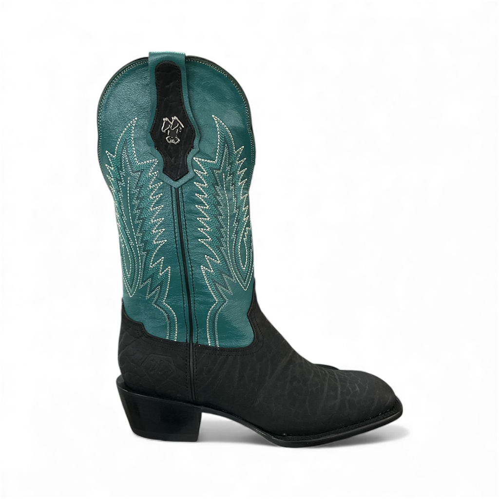 BOTA RODEO CUELLO DE TORO PULIDO  H.DIAMANTE T/B T/C S/C 