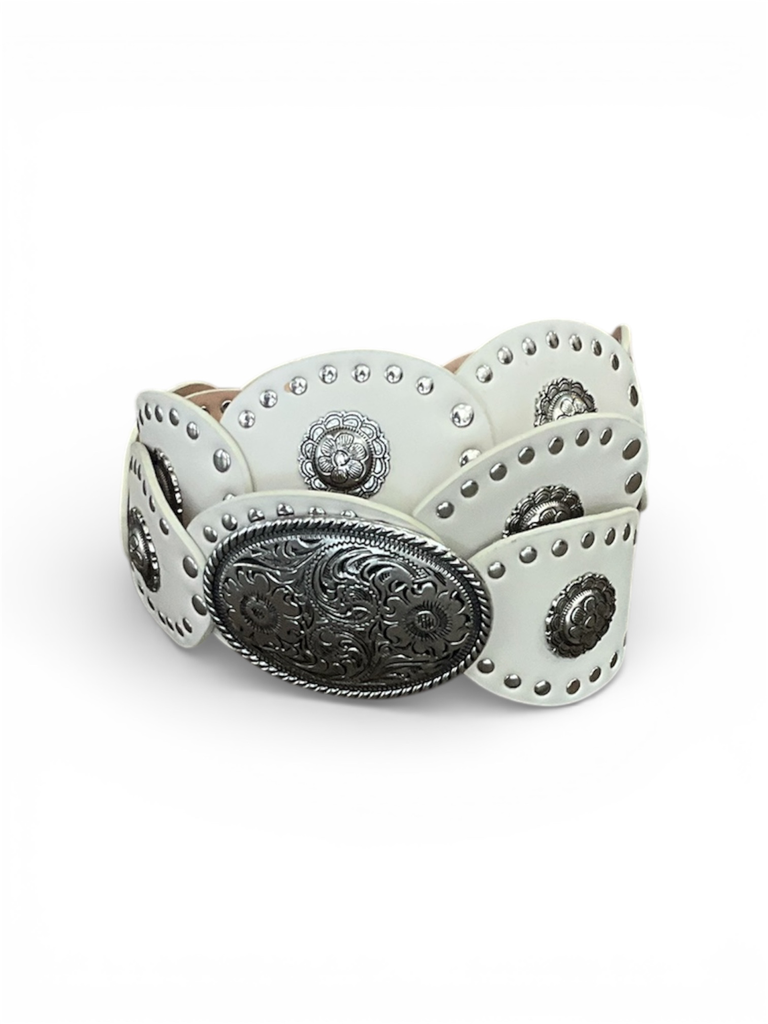 CINTO VAQUERO DE CIRCULO Y RECTANGULO 