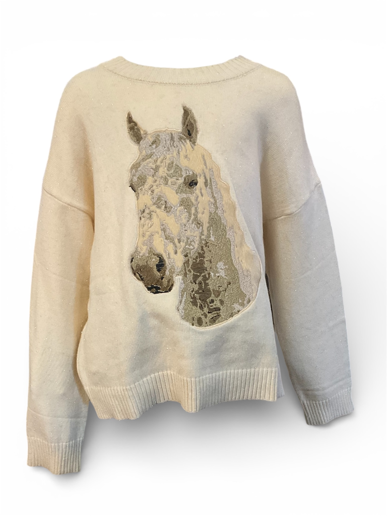 SUETER C/DIBUJO DE CABALLO 