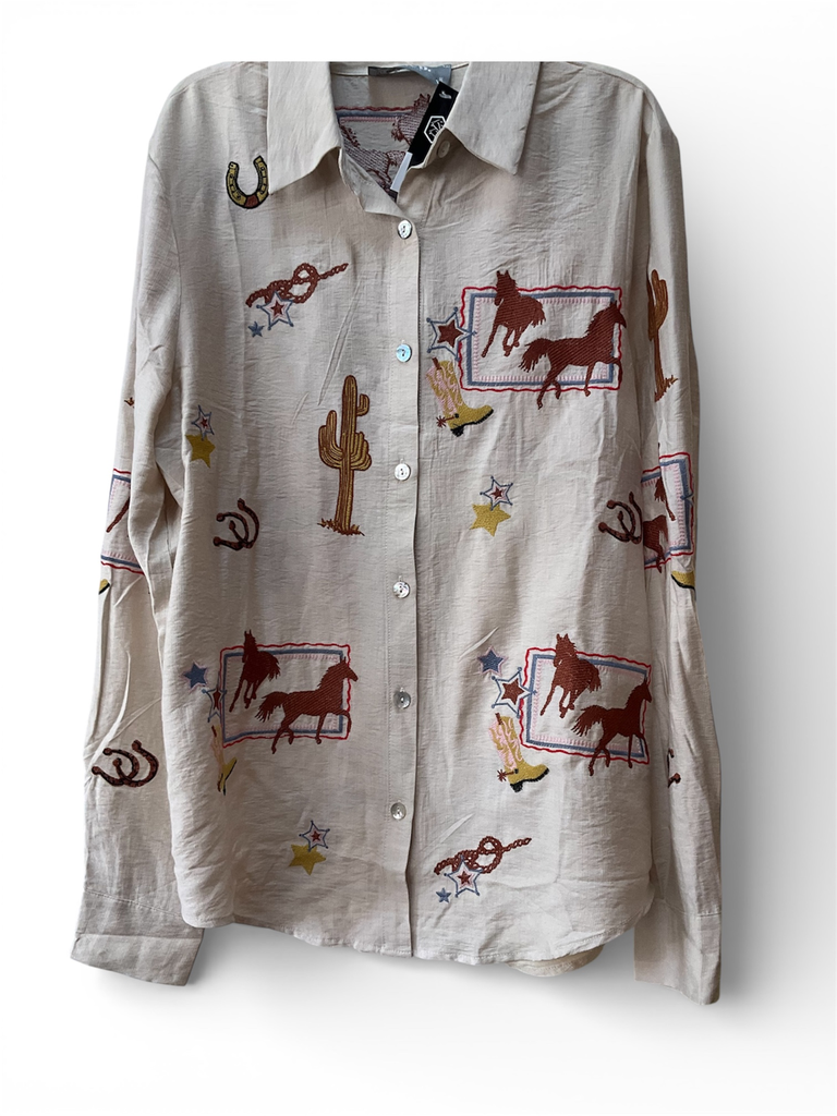 CAMISA PARA DAMA DISEÑOS VAQUEROS