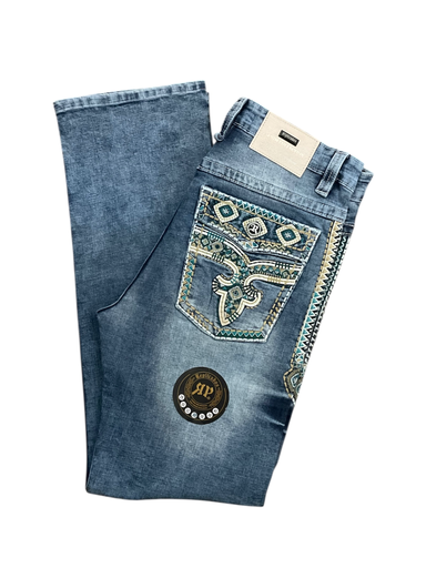 PANTALON VAQUERO REPLICADOS  CORTE RECTO HOMBRE 