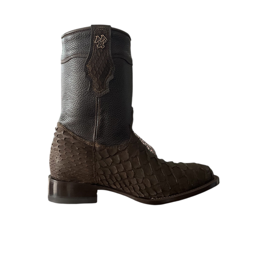 BOTINETA PIEL PHYTON CAFE HORMA CHARRA TACON RECTO S. CUERO 