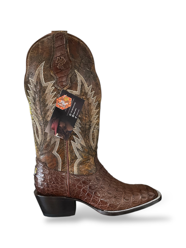 BOTA RODEO LOMO COCODRILO CAFE H/D T/B S/C T/C 