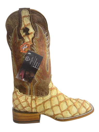BOTA DE RODEO PESCADO T/R S/C COLOR MANTEQUILLA 