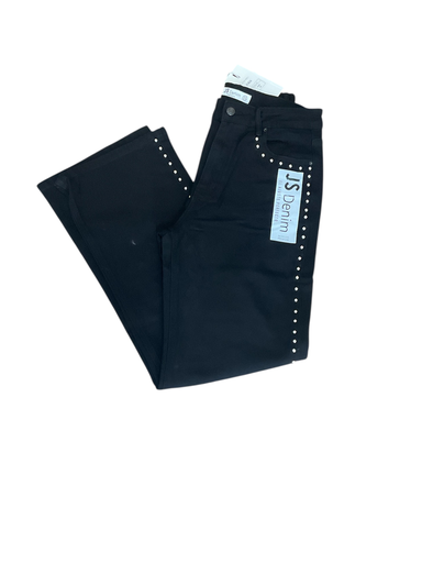 PANTALON JS DENIM PARA DAMA NEGRO C/ESTOPEROLES