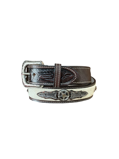 CINTO SHERIFF PELO DE VACA