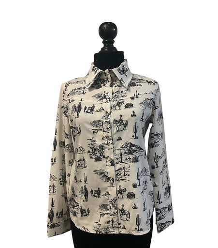 CAMISA VAQUERA DAMA C/DIBUJOS