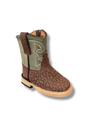 BOTA DE CUELLO DE TORO TUBO VERDE NIÑO T/R 