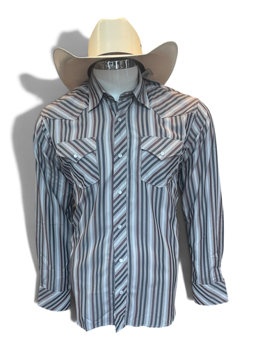 CAMISA VAQUERA TNT WEST RAYADA PARA HOMBRE