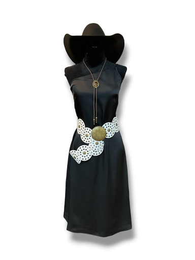 VESTIDO 1 MANGA SATINADA 