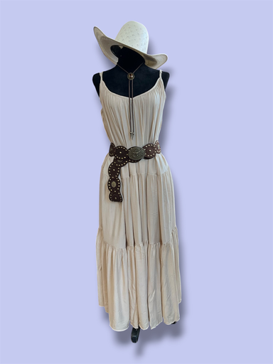 VESTIDO TIRANTES LARGO 