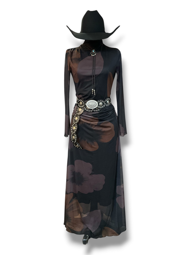 VESTIDO COMBINADO DE LICRA
