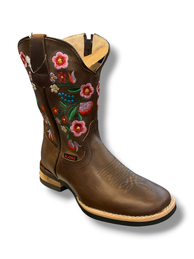 BOTA RODEO NIÑA FLORECITAS 
