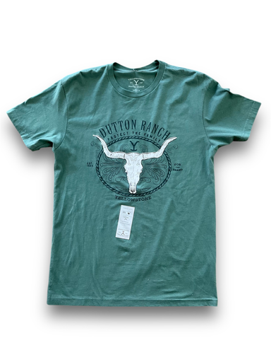PLAYERA YELLOSTONE VERDE 