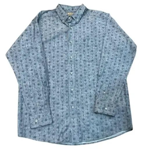 CAMISA VAQUERA ARIAT COLOR AZUL MARINO 